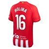 Original Fußballtrikot Atlético Madrid Molina 16 Heimtrikot 2023-24 Für Herren